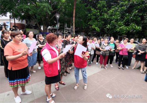 歌聲傳遞美德 文藝潤澤社區(qū)——赤水市文化館文藝志愿者赴康佳社區(qū)開展《公民道德歌》教唱暨文化交流活動